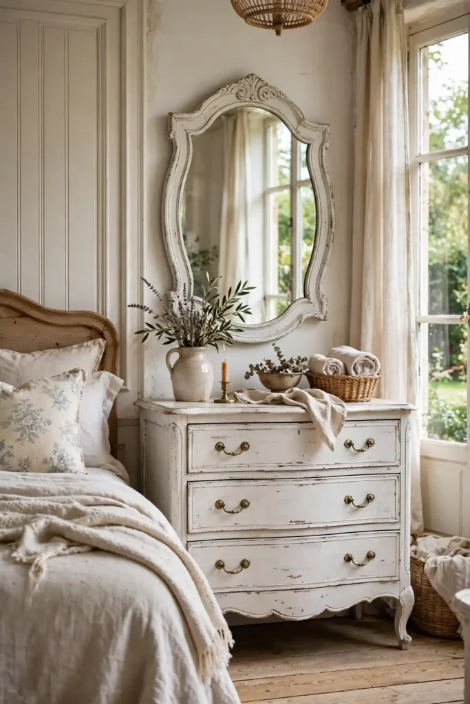 Distressed Wood Dresser