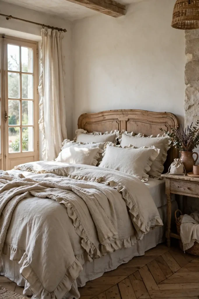 Linen Bedding Layers