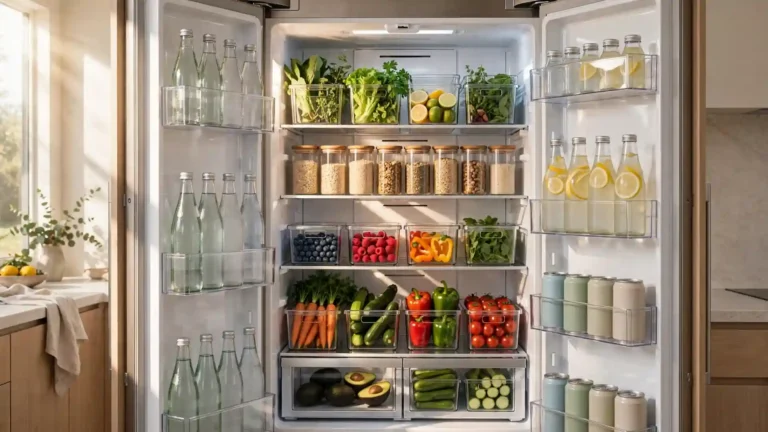 fridge organization aesthetic ideas
