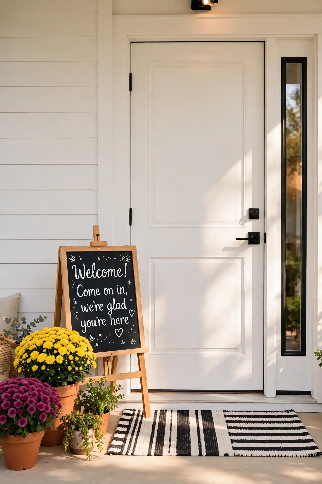 Chalkboard Welcome Sign