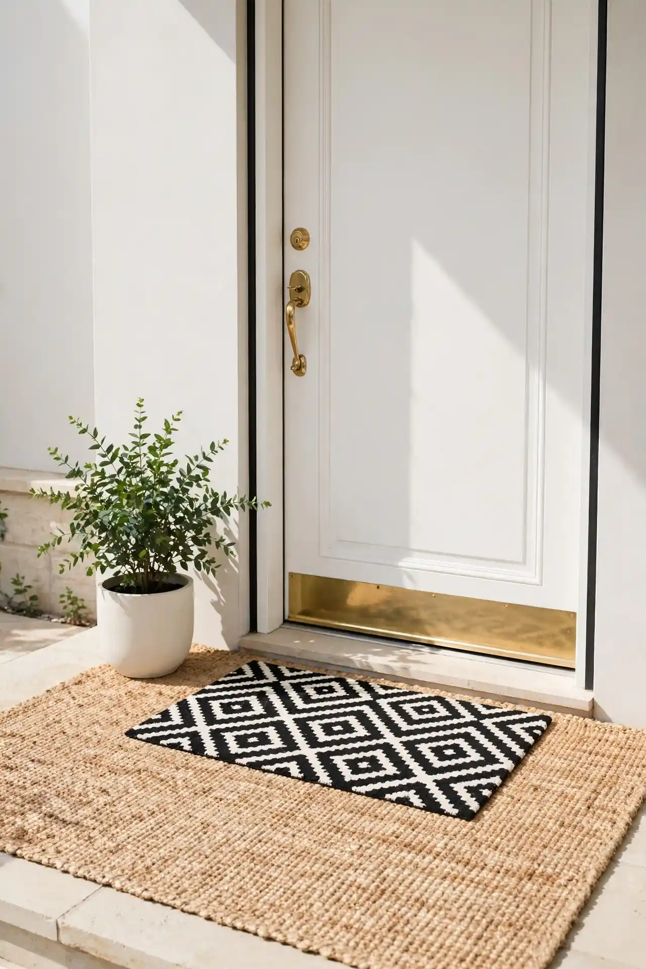 Layered Doormat Look