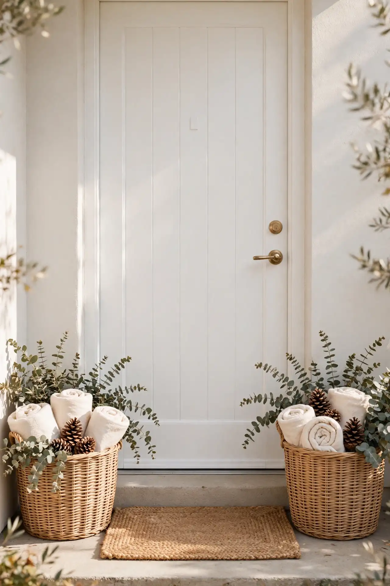 Wicker Basket Duo