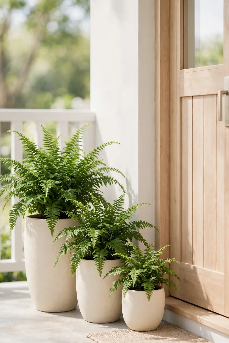 Fern-Filled Welcome Corners