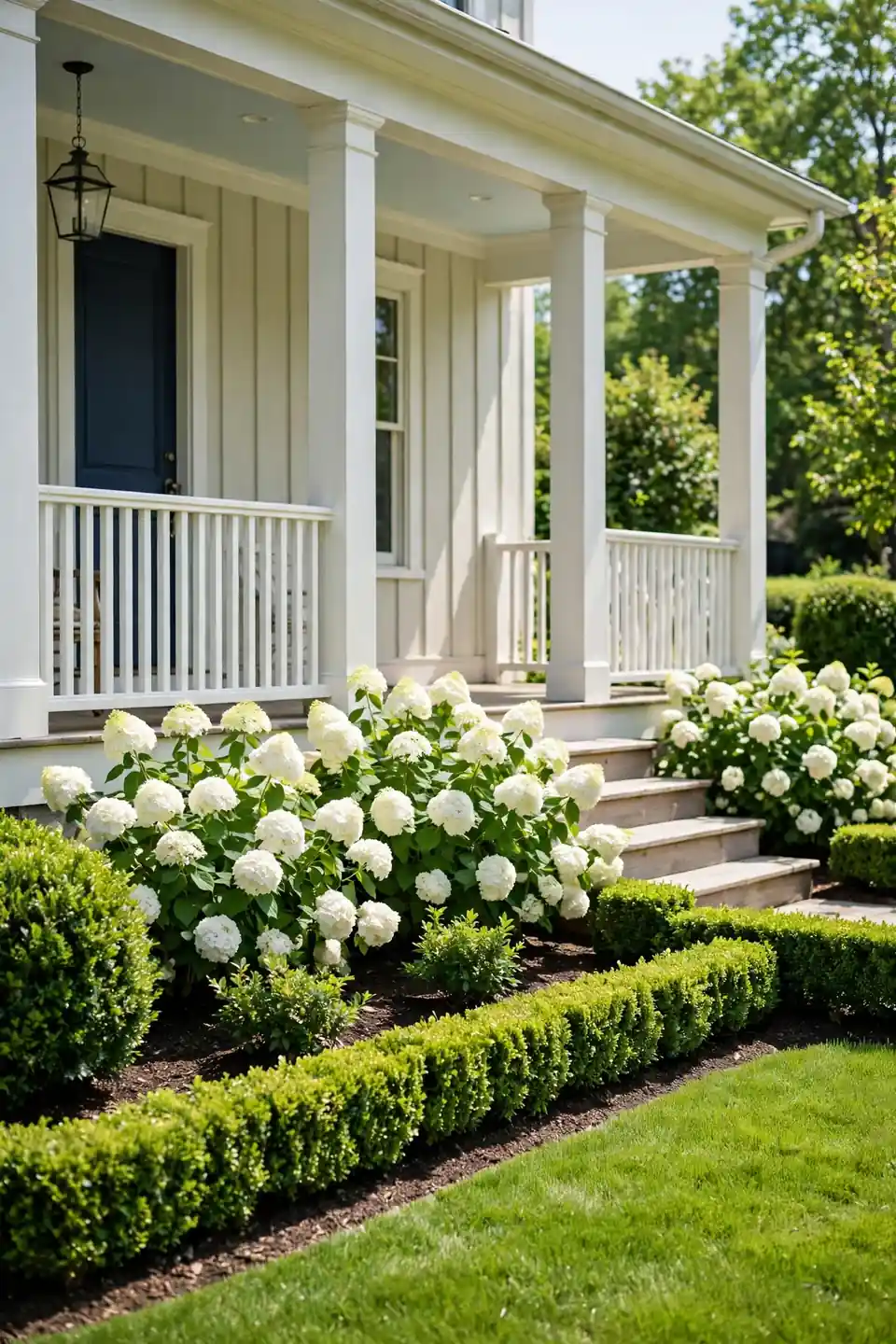 Flowering Shrub Foundation Beds