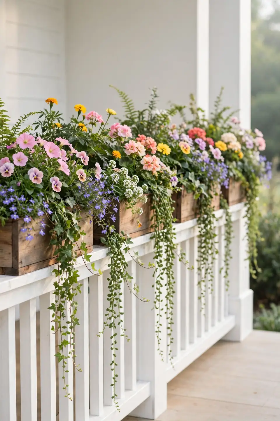 Seasonal Planter Box Rows