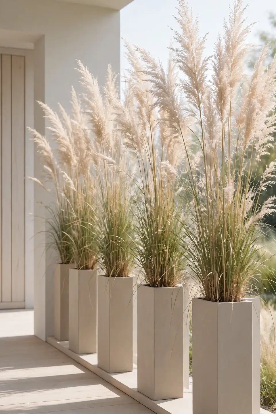 Tall Grass Privacy Screen