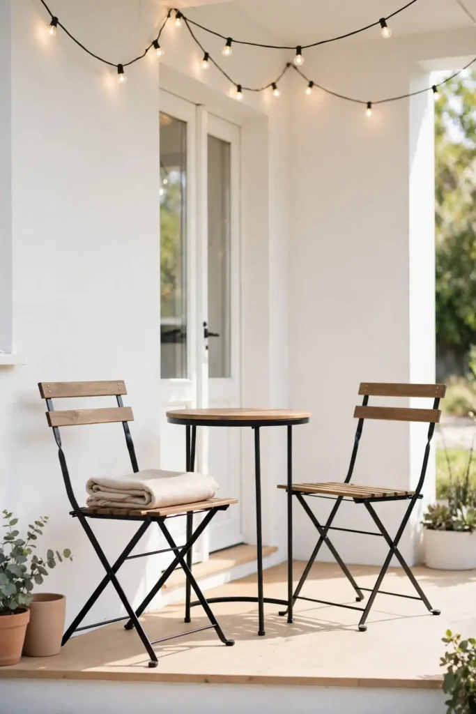 Foldable Café Chairs