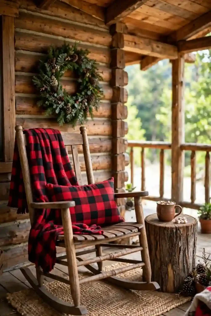 Plaid Rocker Nook