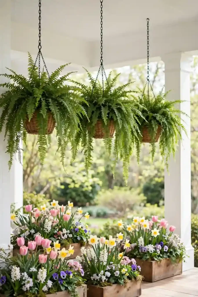 Hanging Fern Baskets