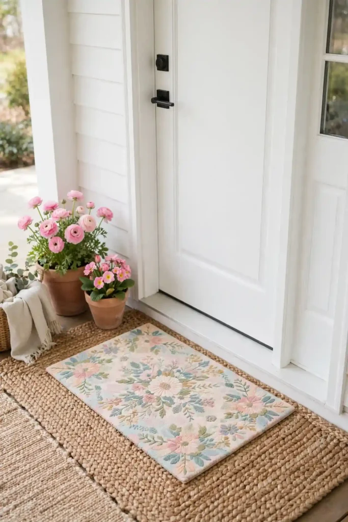 Pastel Doormat Styling