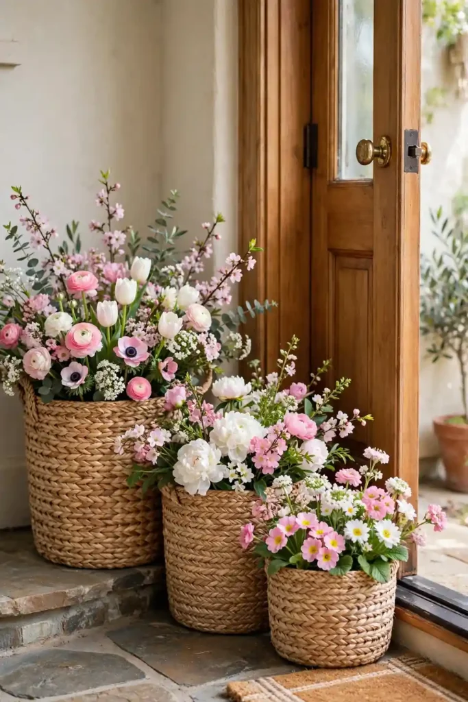 Woven Basket Arrangements