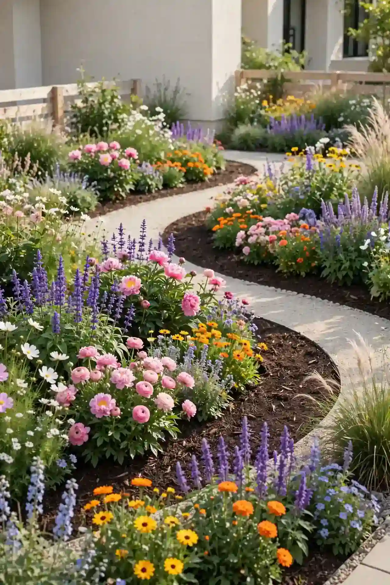 Charming Flower Beds
