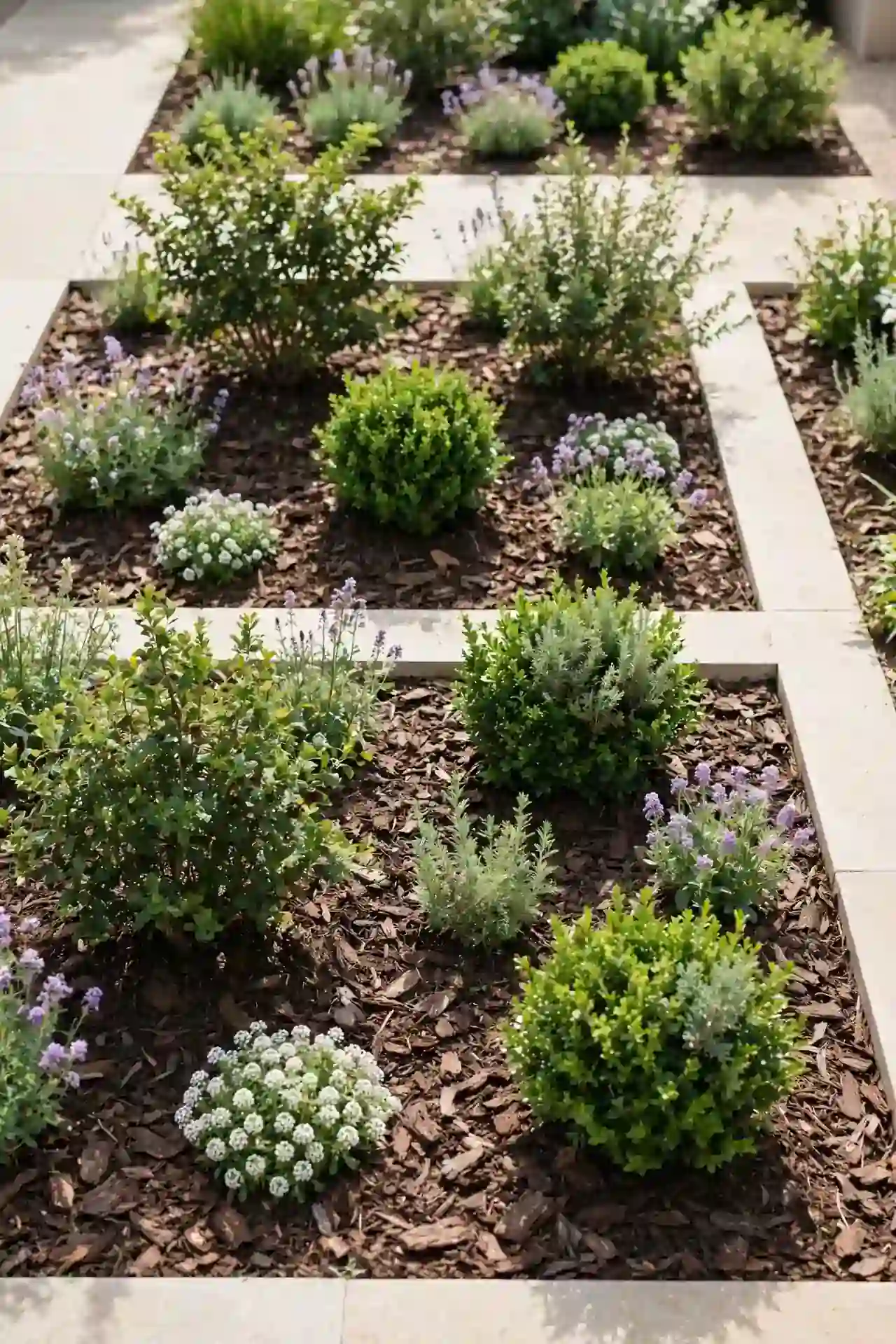 Mulched Garden Beds