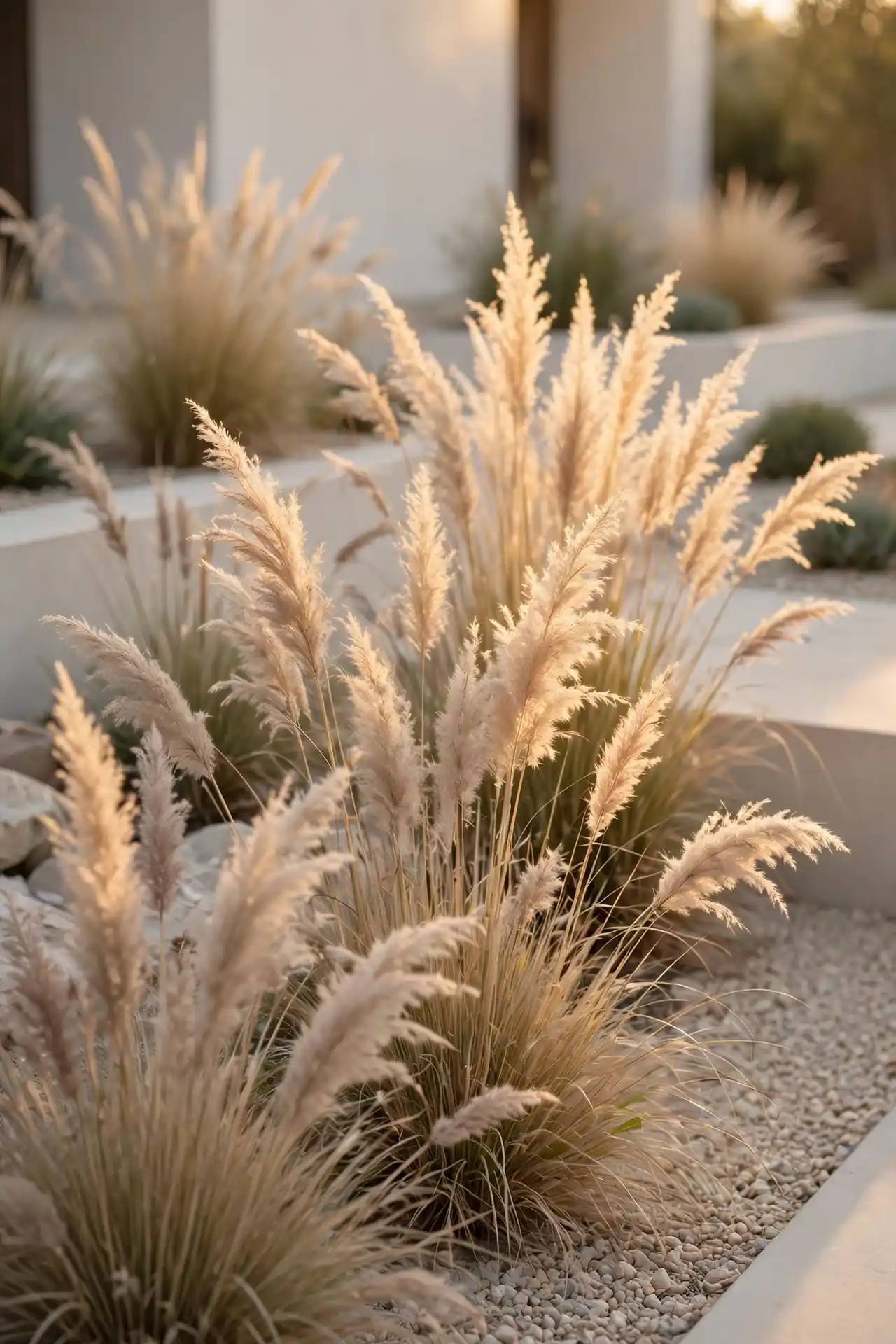 Ornamental Grass Clusters