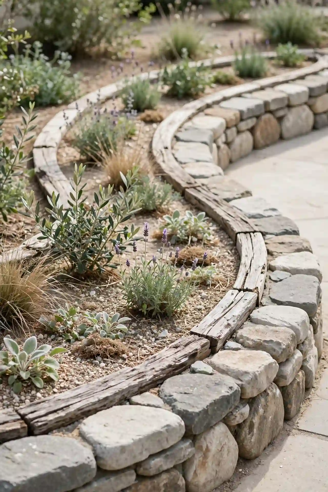 Rustic Garden Edging
