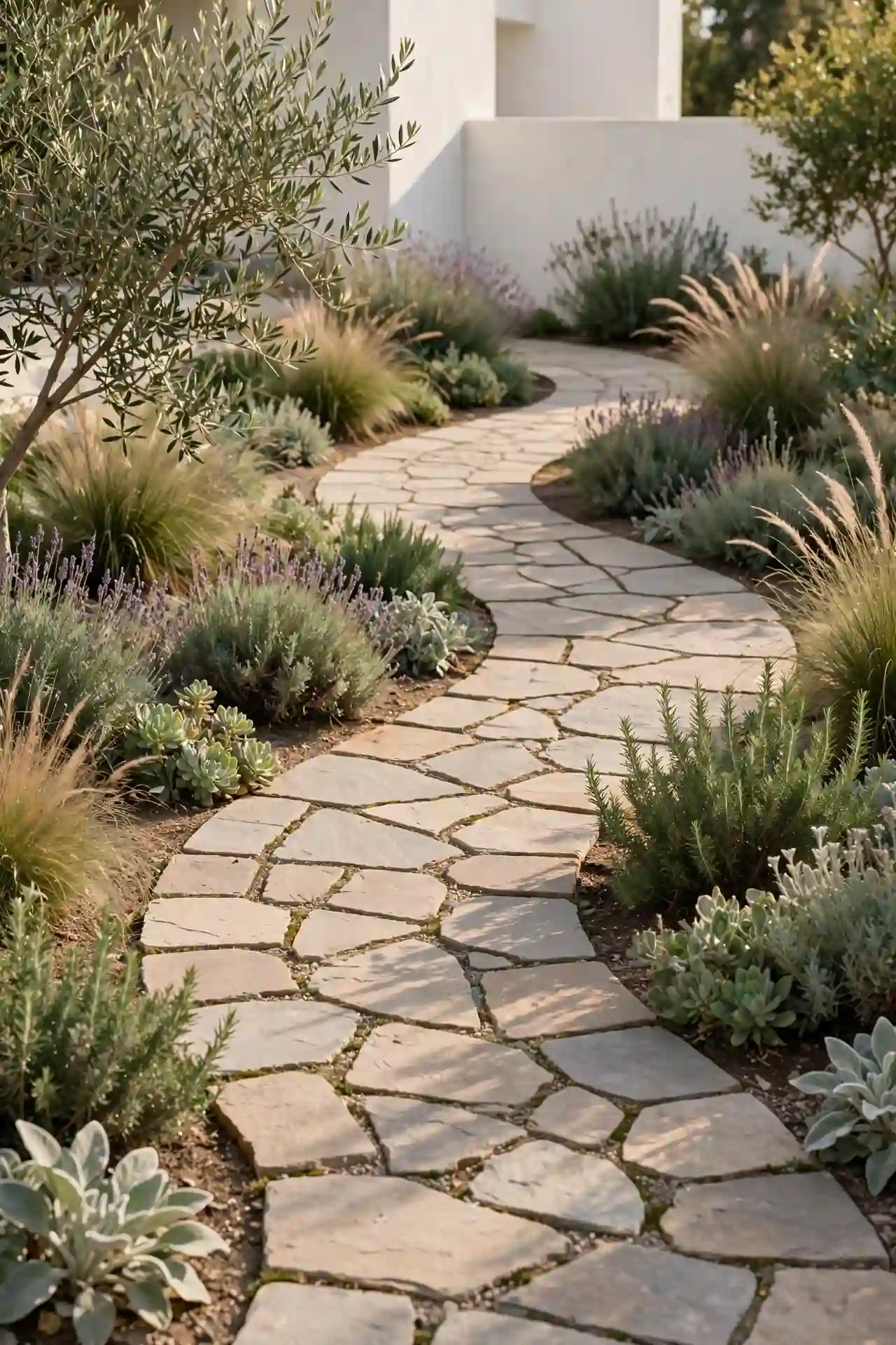 Winding Garden Path