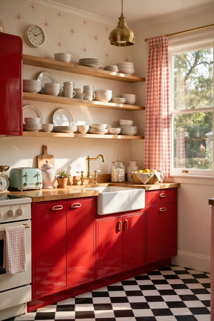 Candy Colored Cabinets
