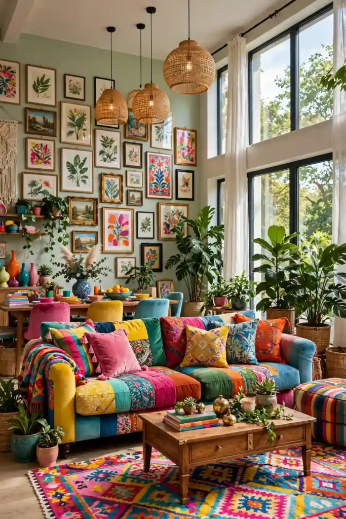 Colorful funhaus interior design ideas