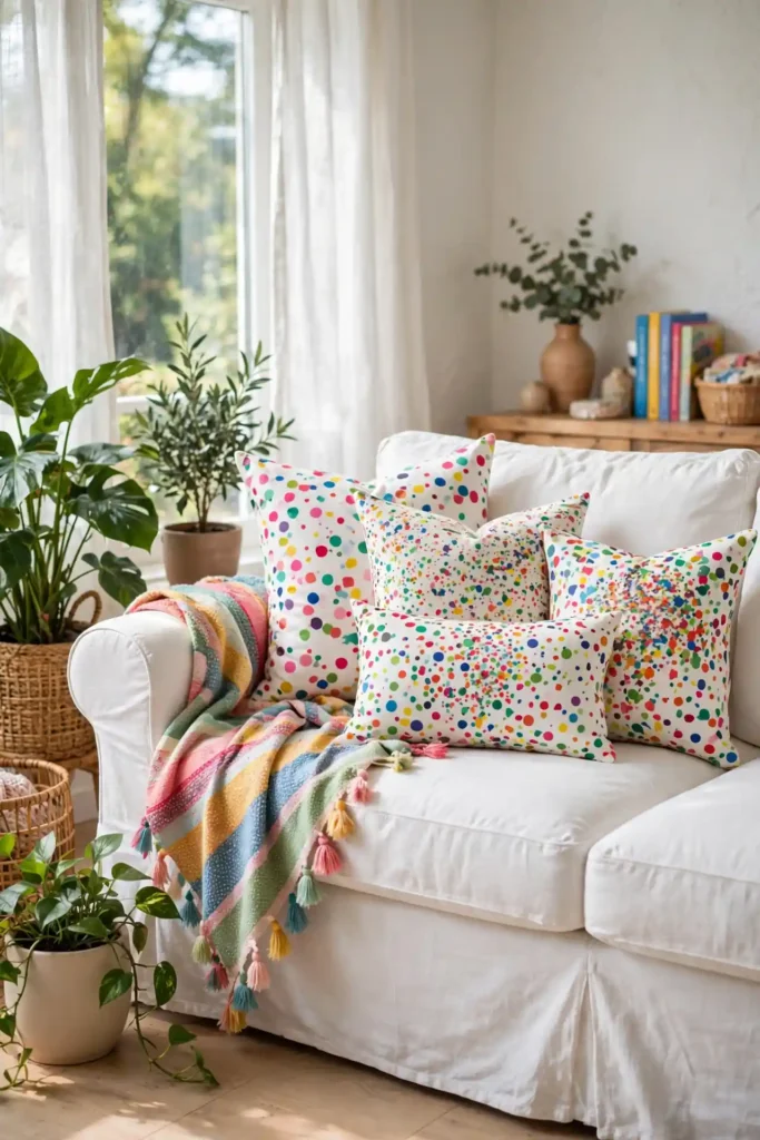 Confetti Throw Pillows