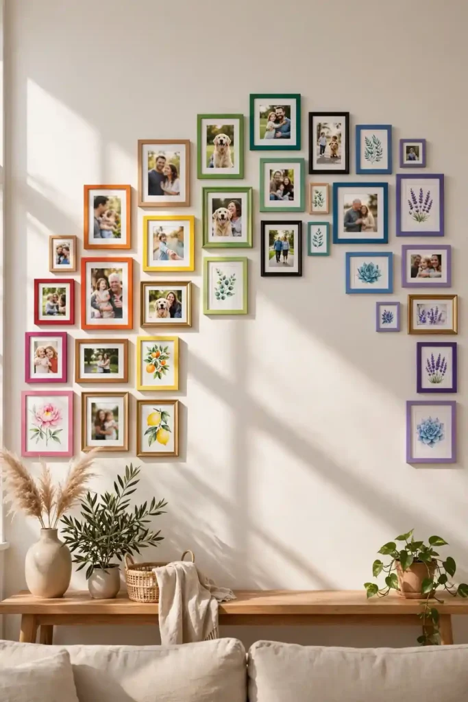 Rainbow Gallery Walls