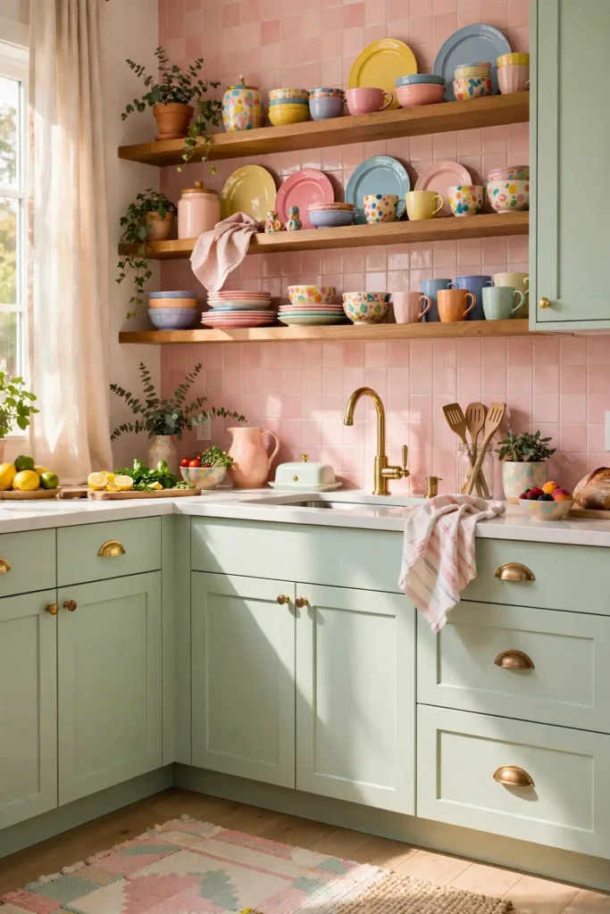 Pastel Kitchen Splash