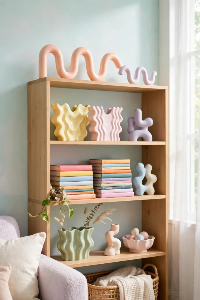 Squiggle Shelf Styling