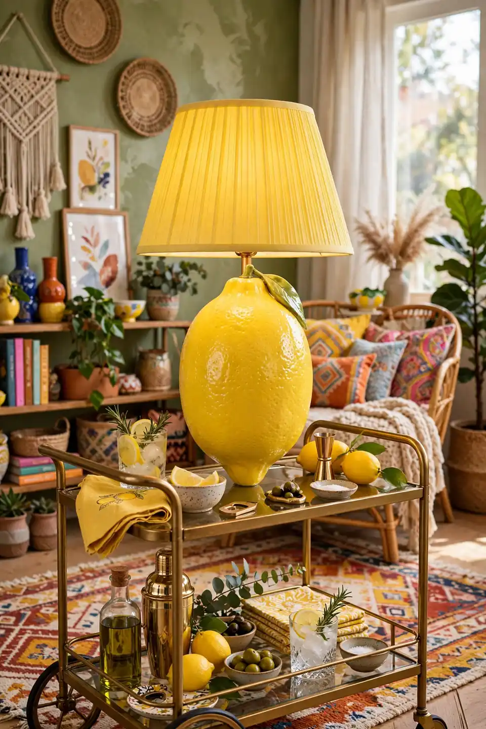Funky Fruit Lamp