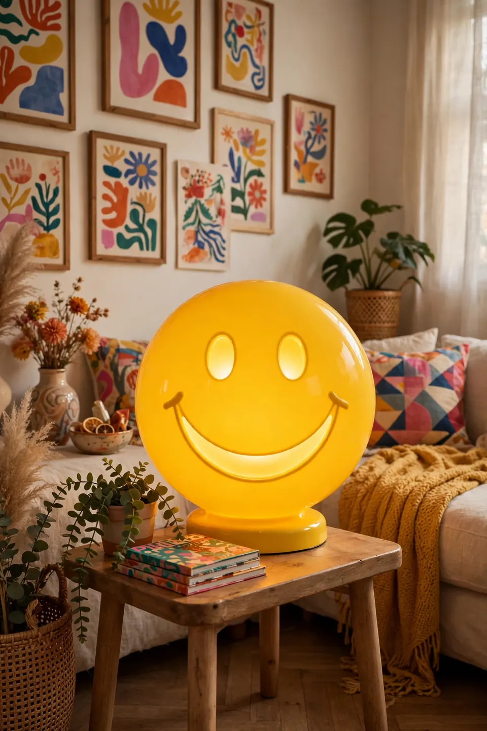 Smiley Face Lamp