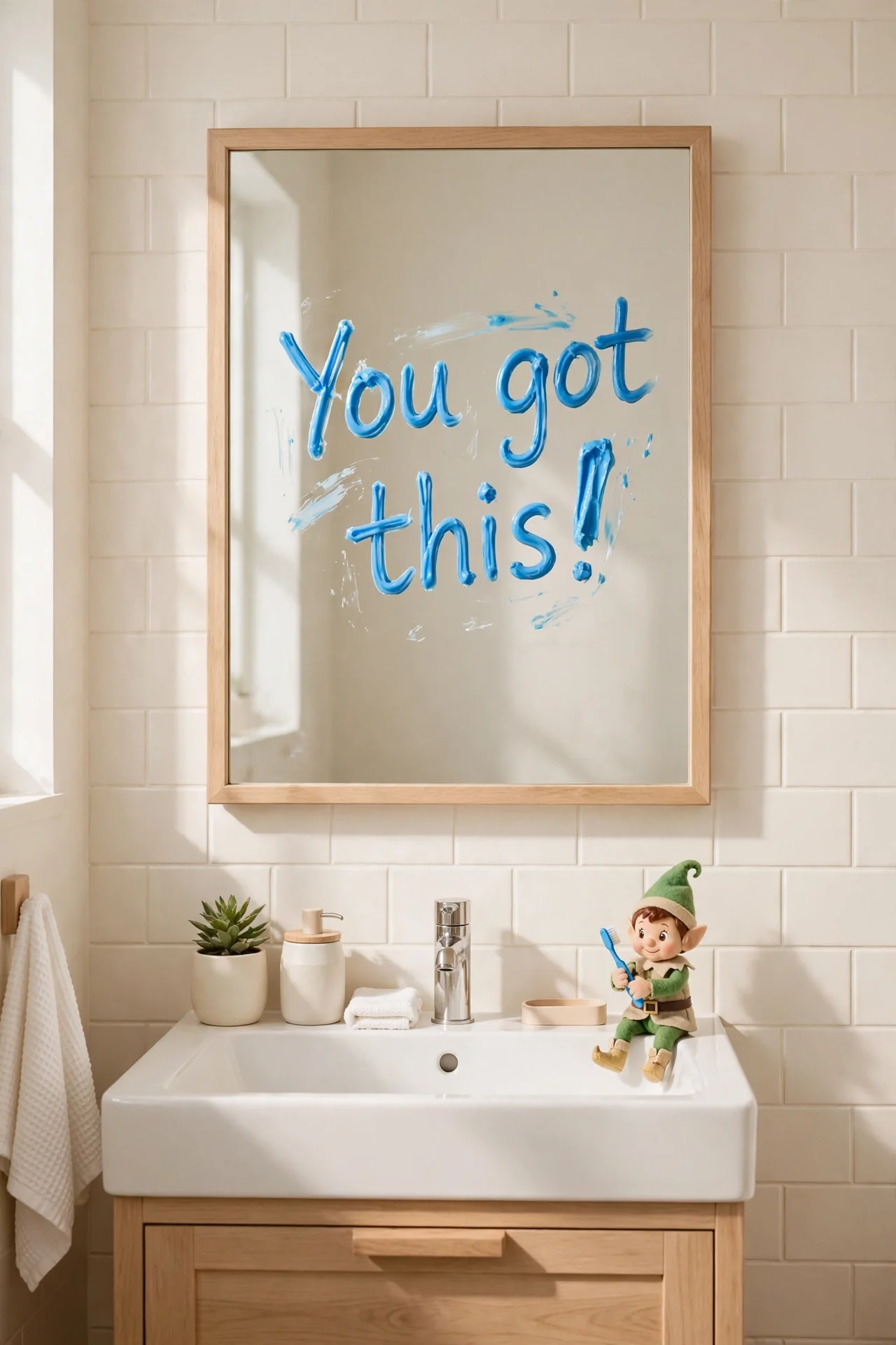 Toothpaste Mirror Note