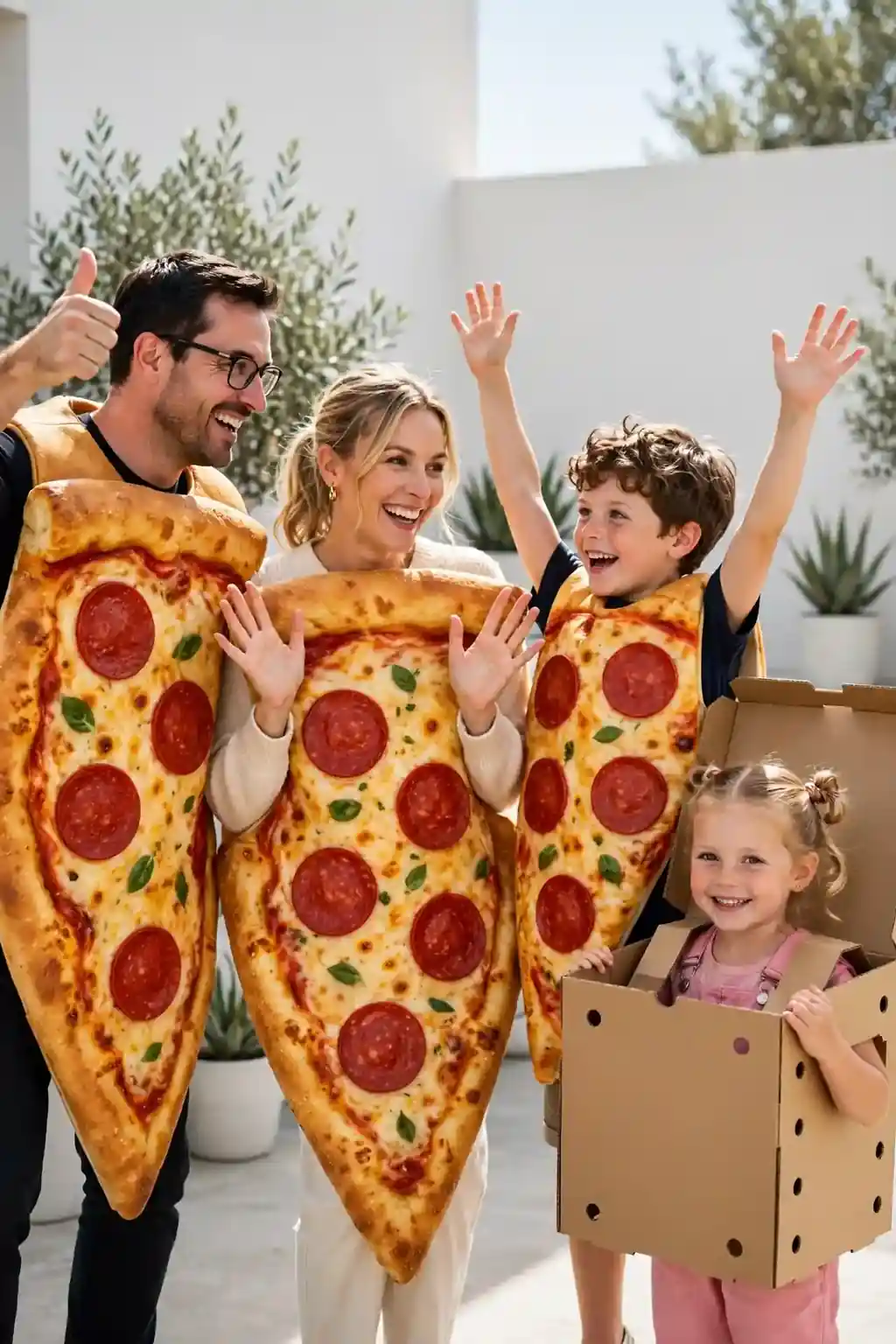 Walking Pizza Party