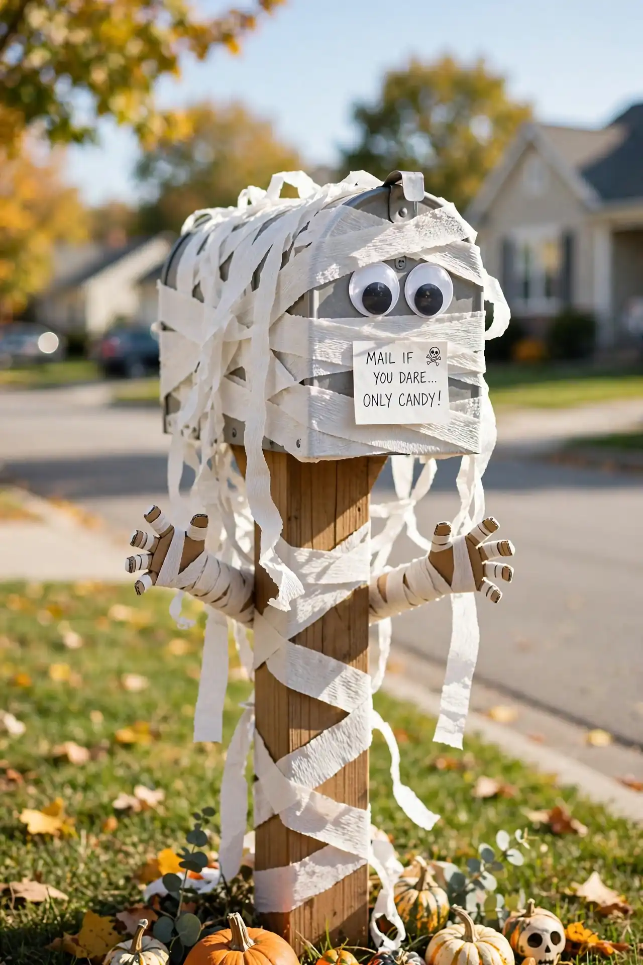 Mummy Mailbox Wrap