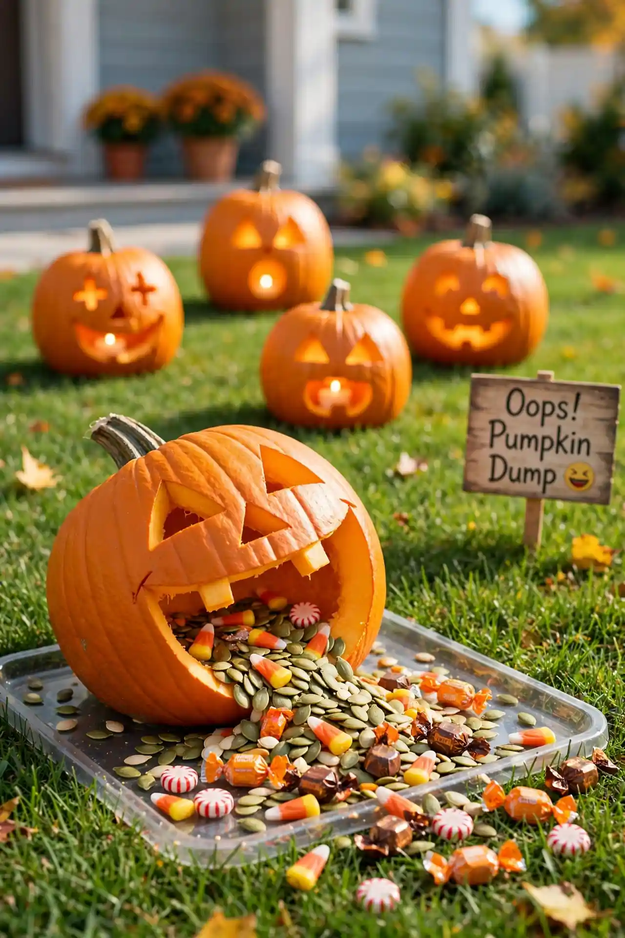 Pumpkin Puke Display