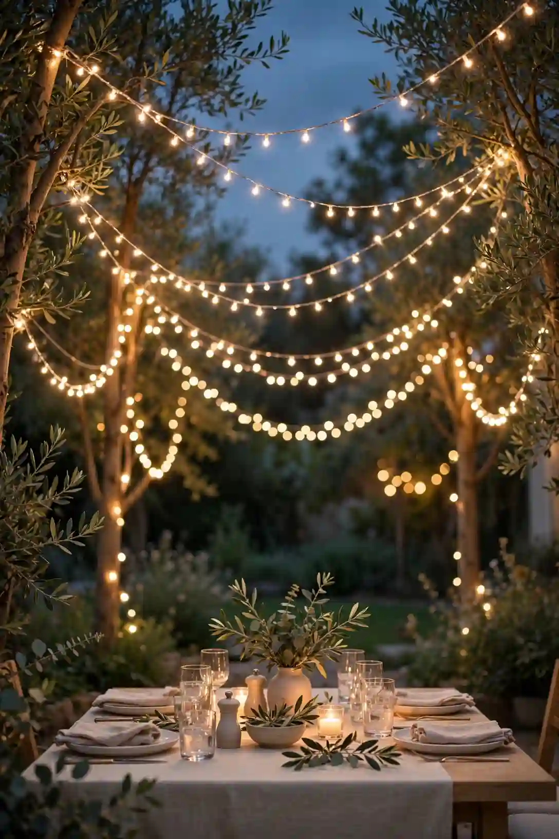 String Light Canopy
