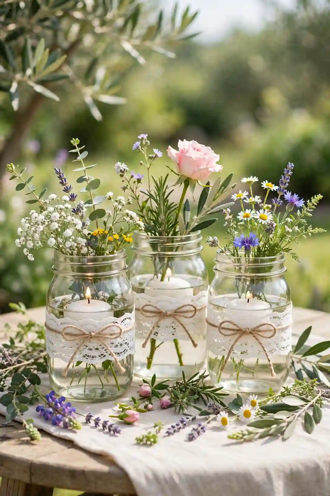 Mason Jar Centerpieces