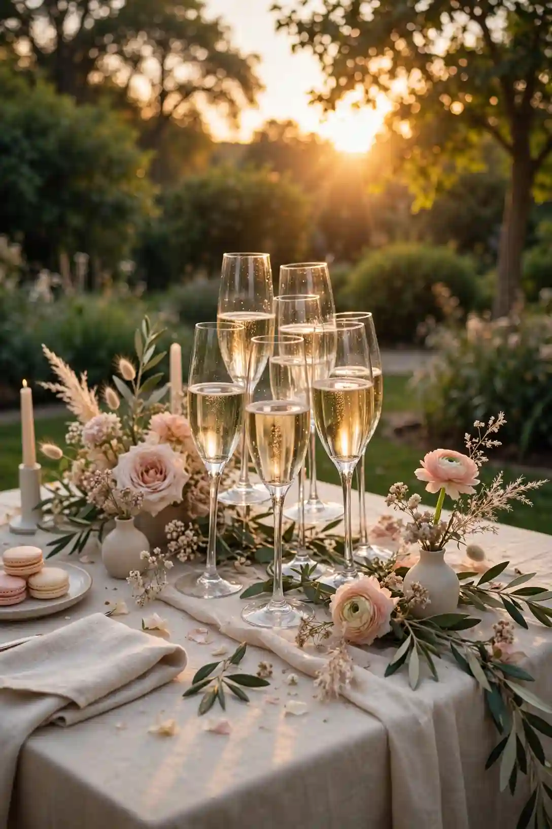 Sunset Toast Moment
