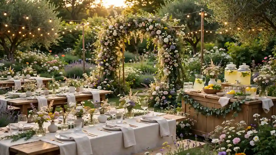 garden bridal shower ideas