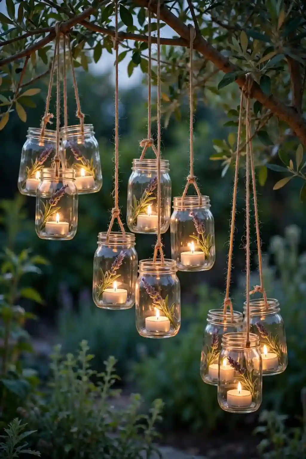 Hanging Mason Lanterns