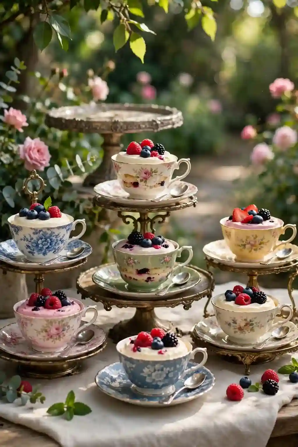 Tea Cup Dessert Display