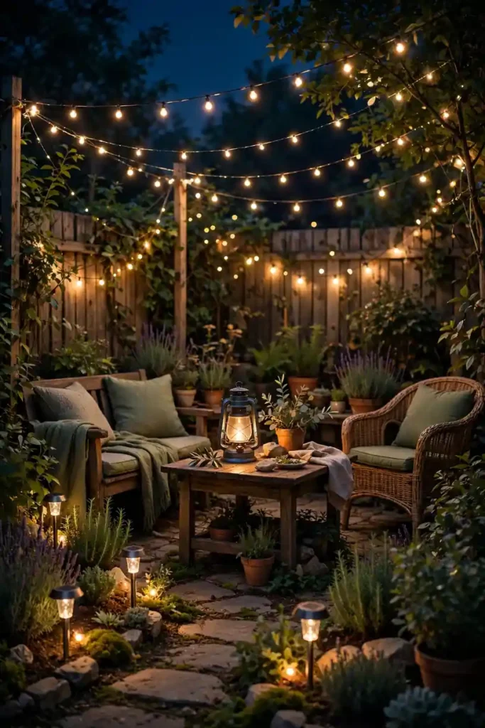 Magical garden seating area ideas for small backyards