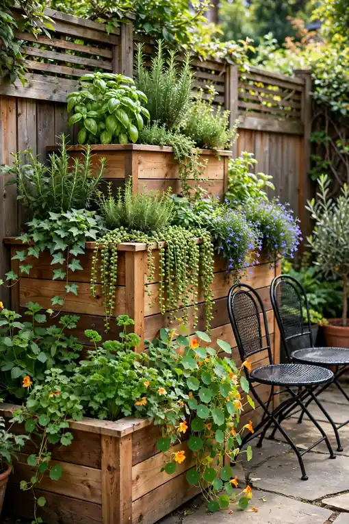 Tiered Planter Wall