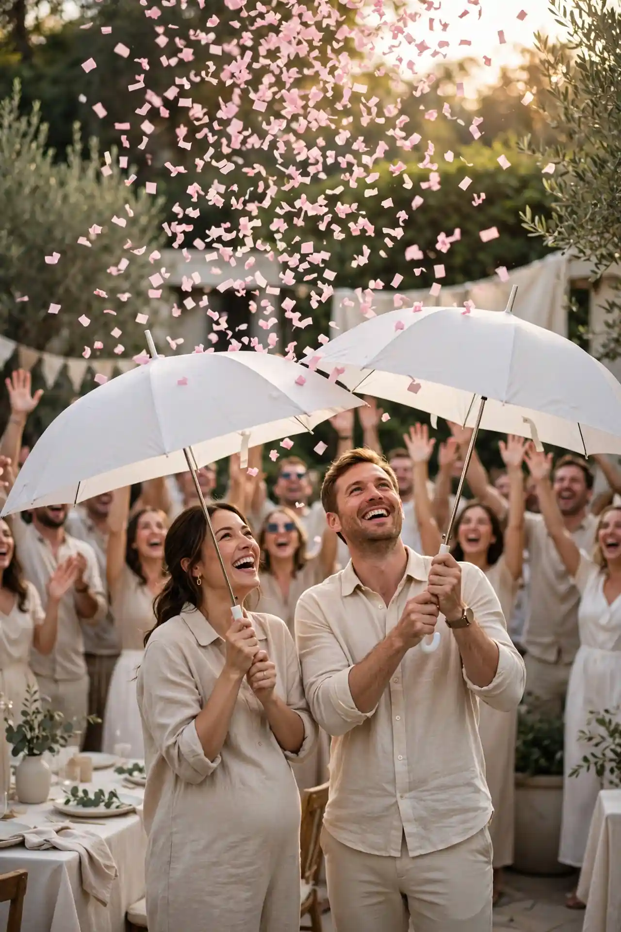 Umbrella Confetti Drop