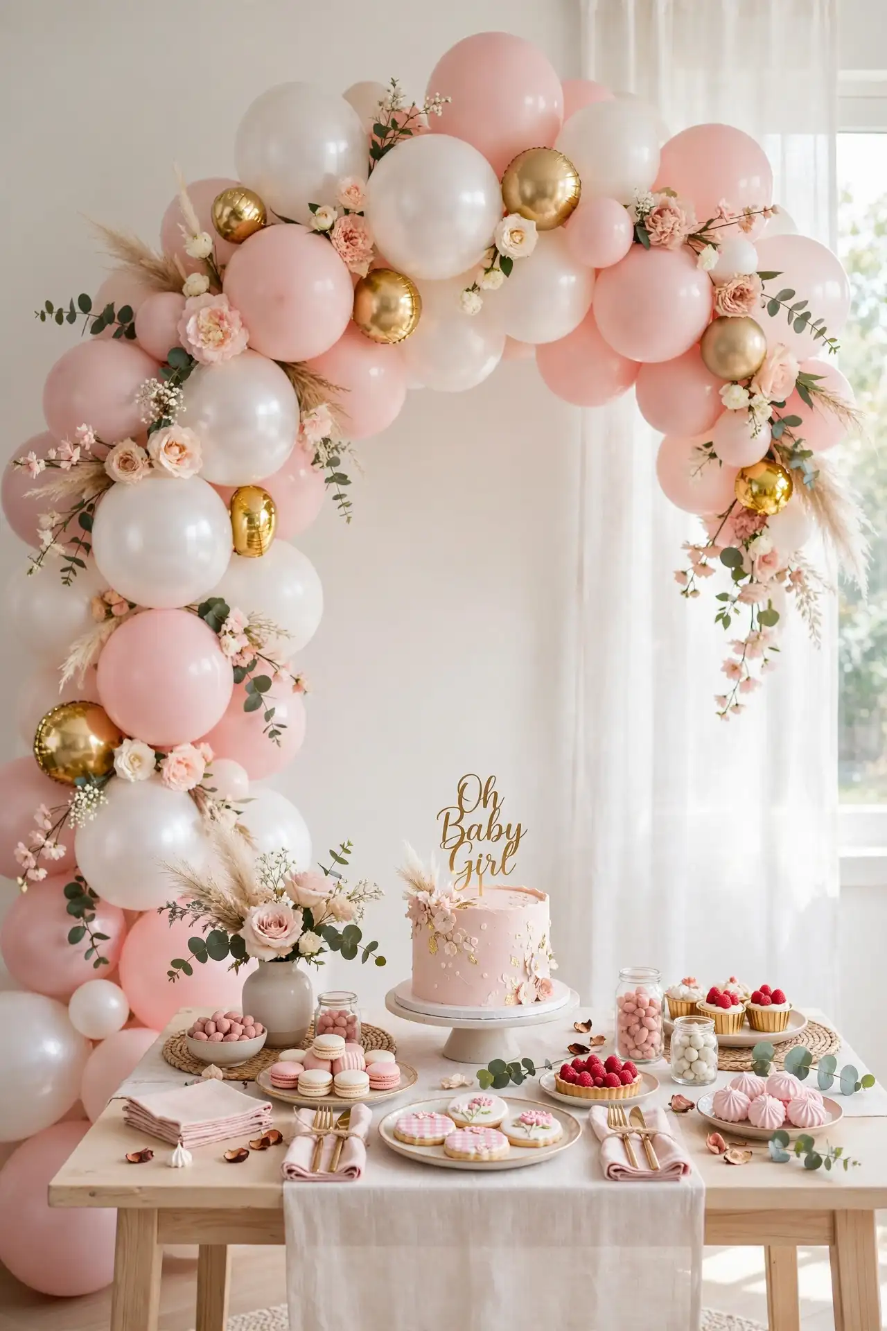 Blush Balloon Arch