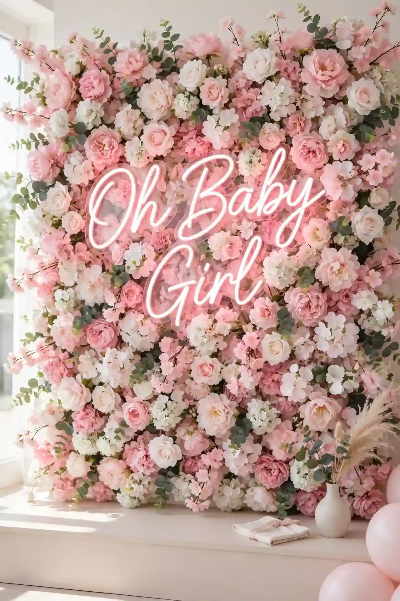 Flower Wall Photo Op