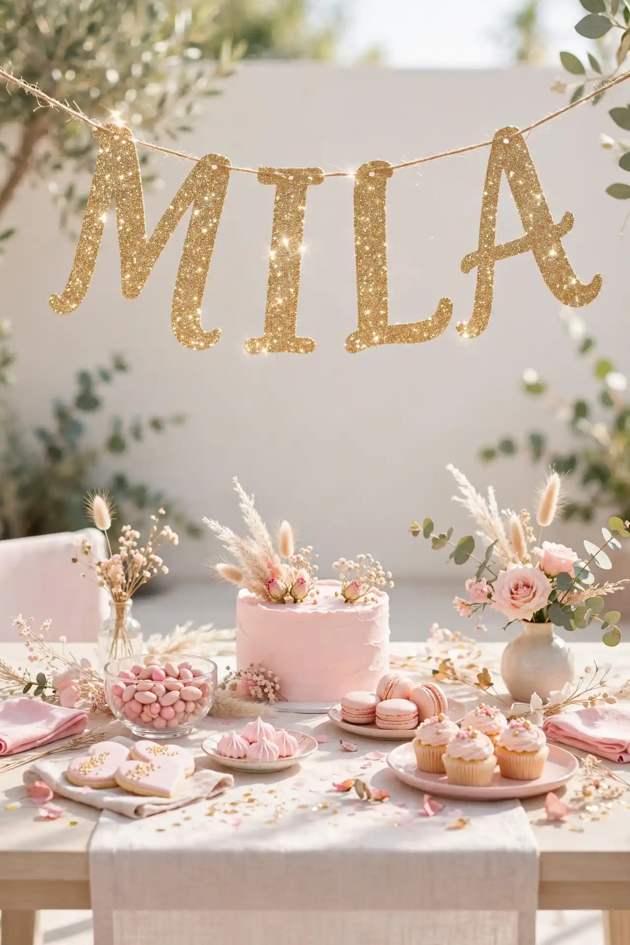 Glitter Name Banner