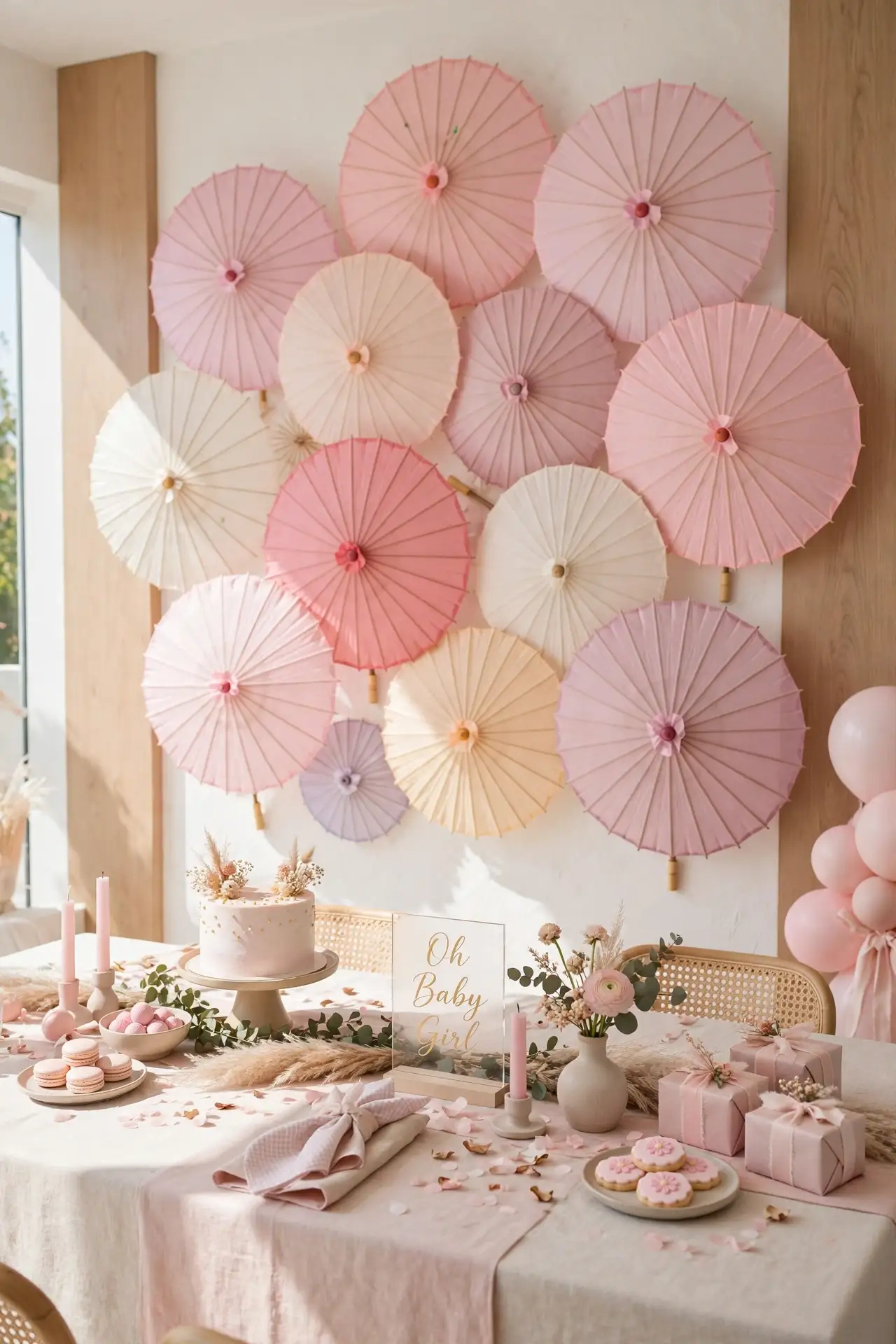 Pretty Parasol Display