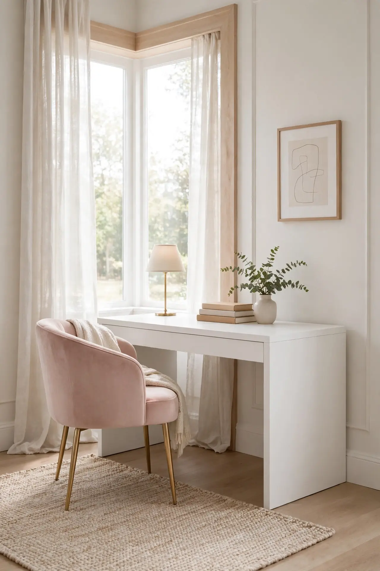 Velvet Desk Chair