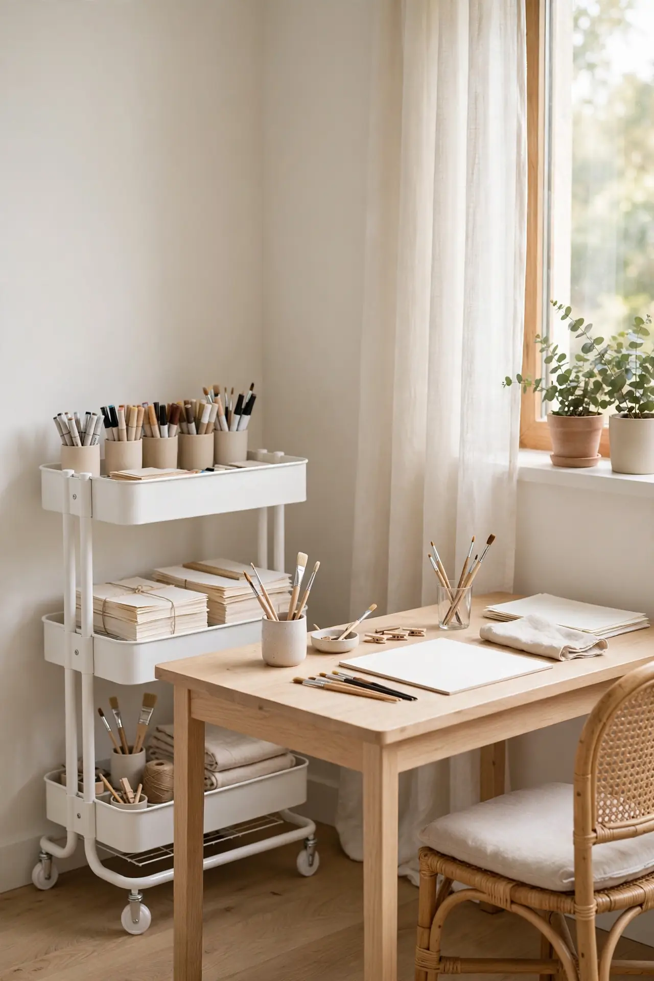 Craft Supply Cart
