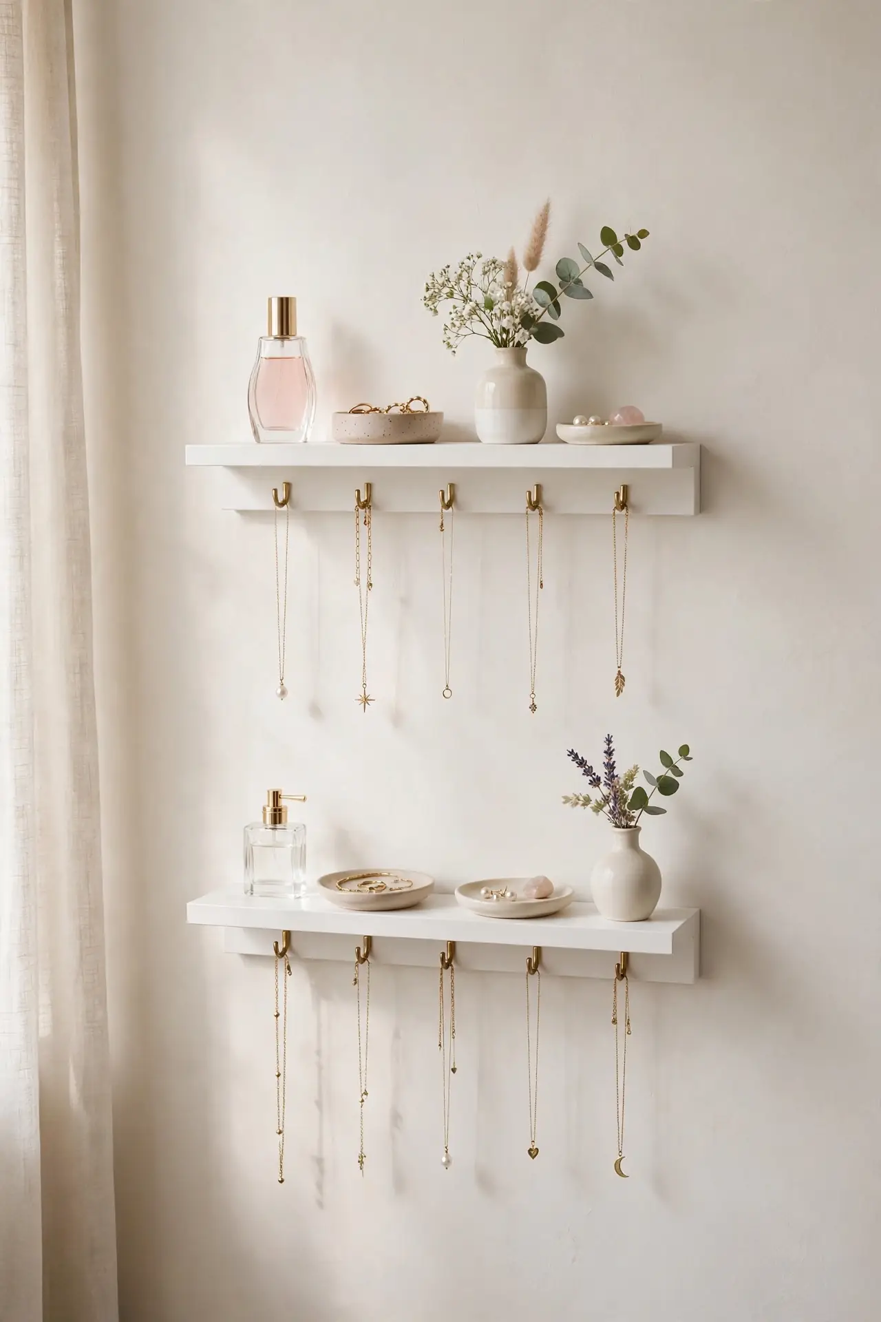 Floating Jewelry Shelves