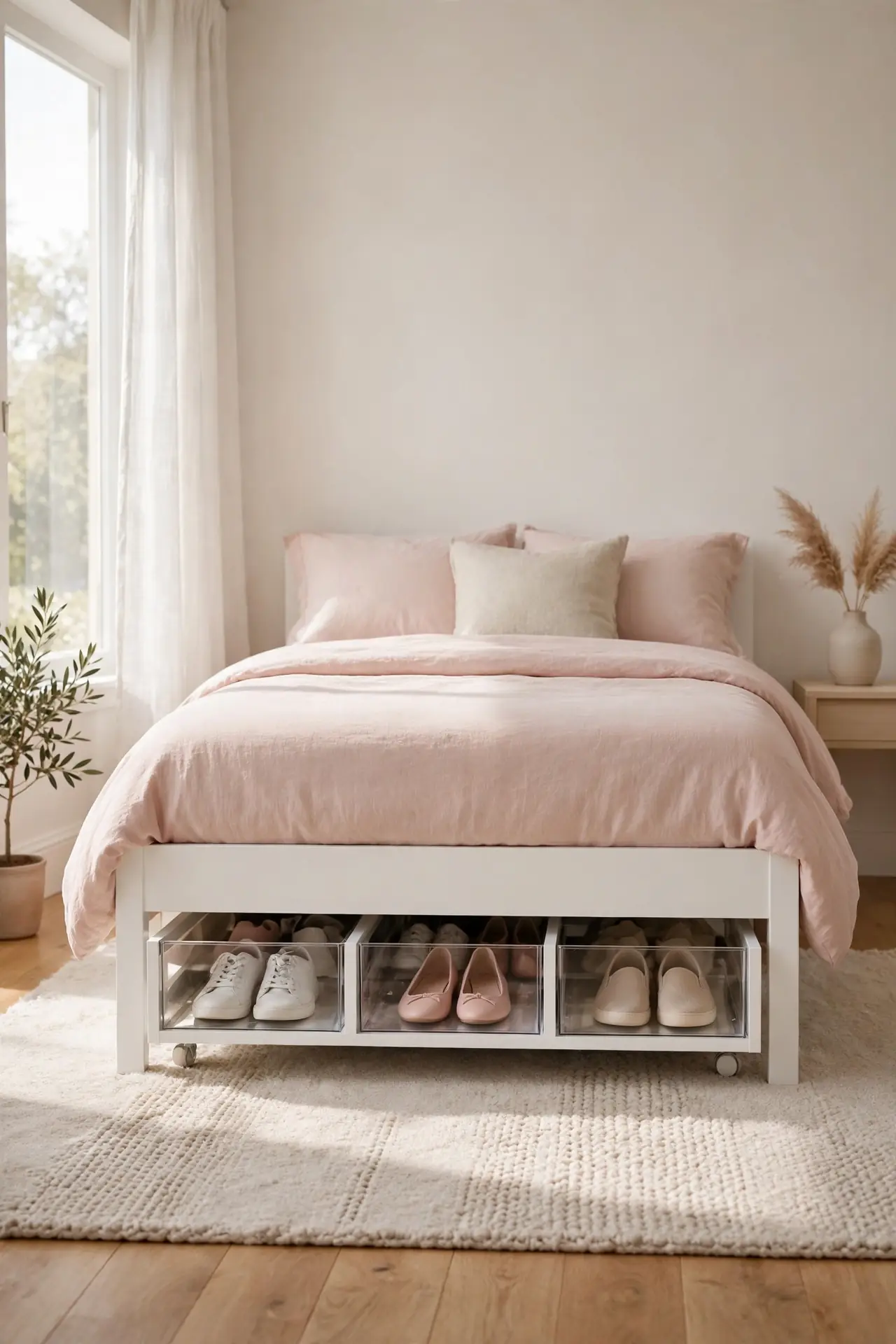 Underbed Shoe Storage