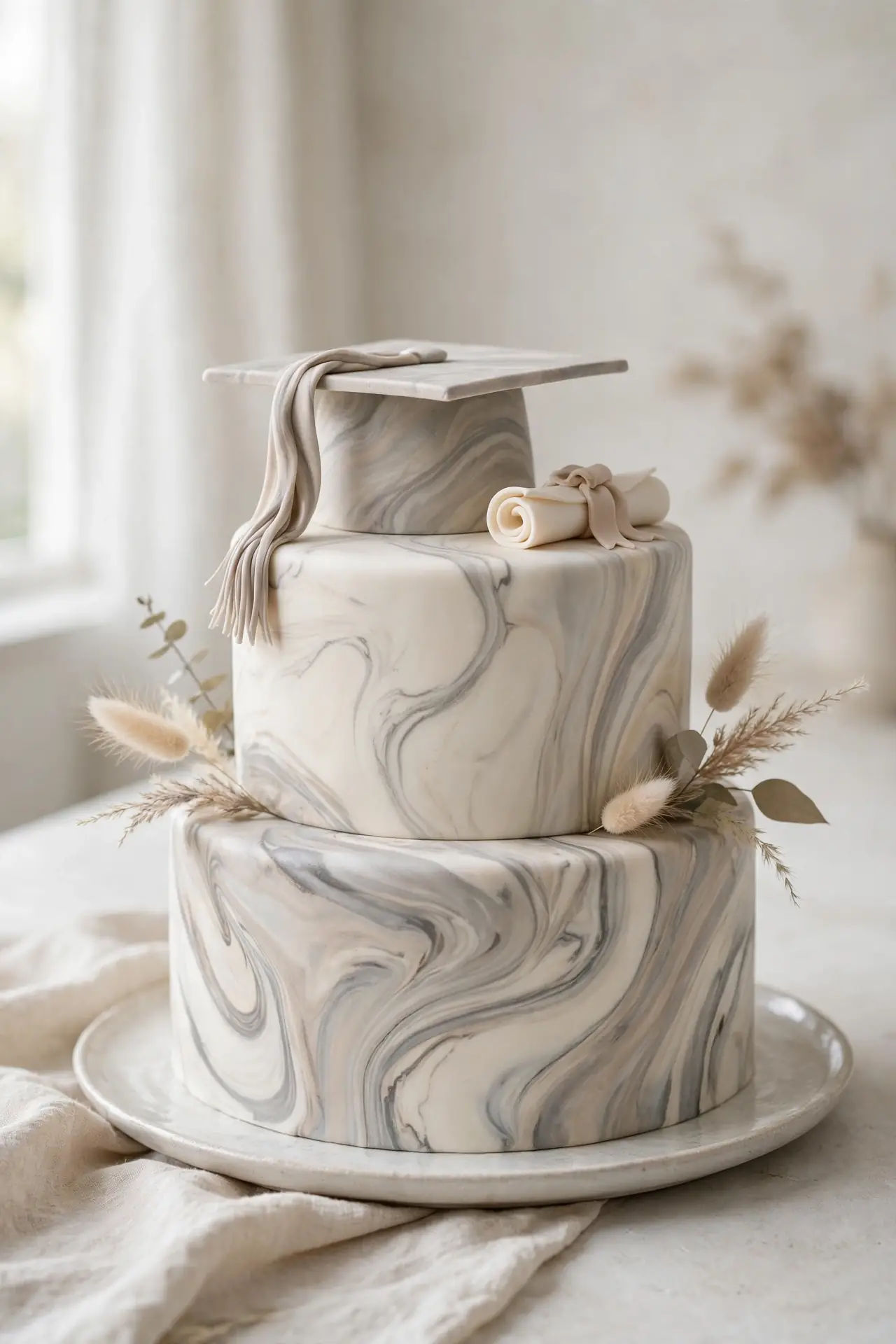 Marble Fondant Cake